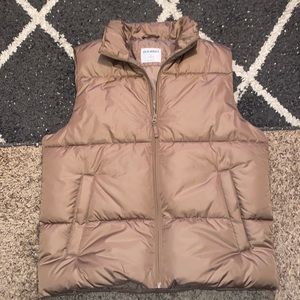 Brown Puffer Vest from Old Navy